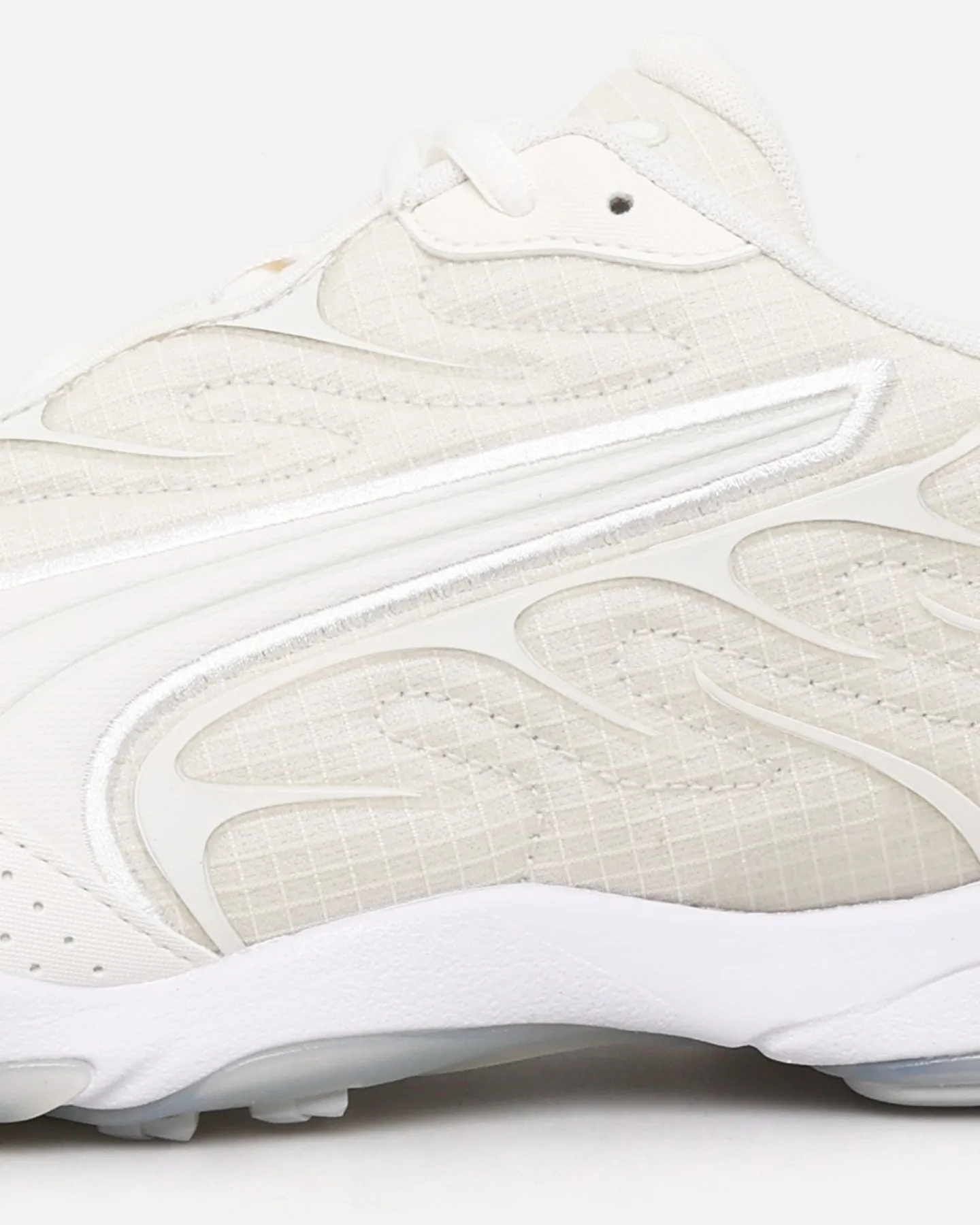 Mesh Fabric Shape Memory Puma Inhale Essentials White