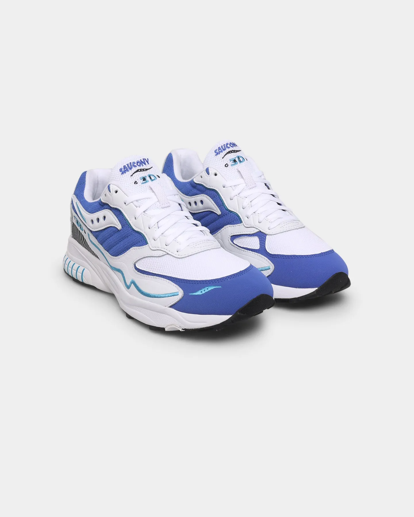 Saucony 3D Grid Hurricane White/Royal Modern