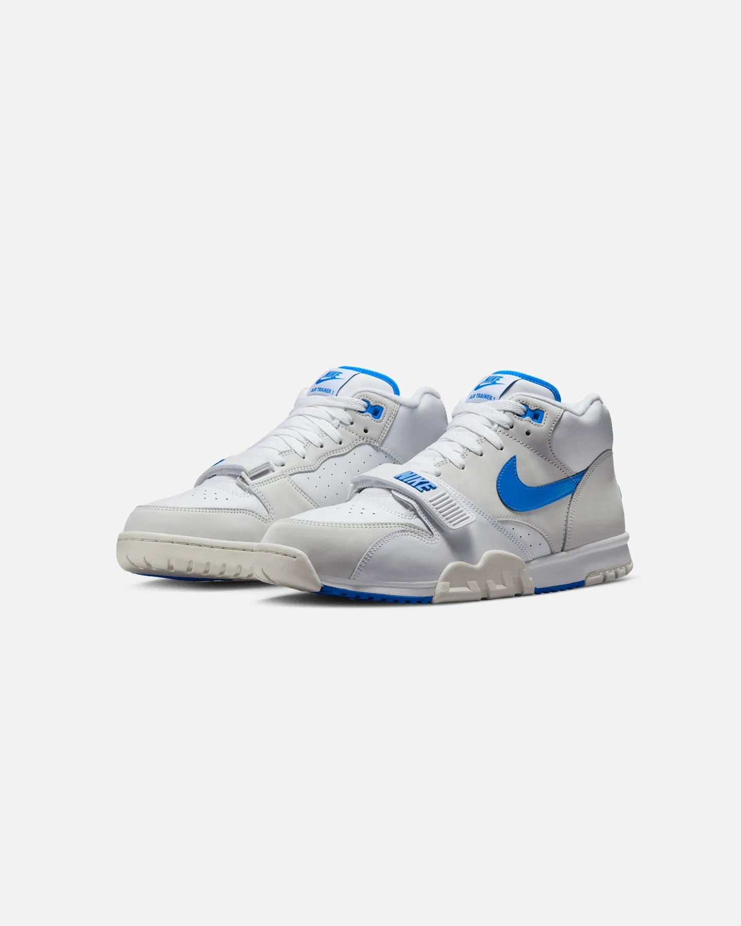Stretch Fabric Work Commute Reinforced Nike Air Trainer 1 White/Photo Blue