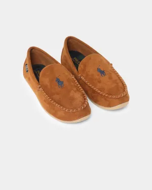 All Terrain Health Focused Polo Ralph Lauren Declan Slippers Snuff Wheat/Tartan