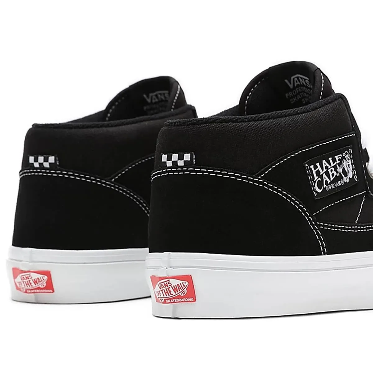 Vans Skate Half Cab - Black/White Long Term Fit