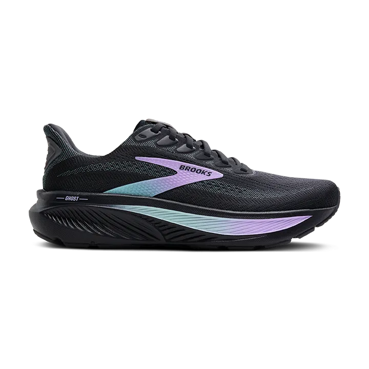 WOMEN'S GHOST 17 - B - 081 GREY/CLEARWATER/PURPLE Responsive Cushion Fitness Lovers Leather Touch