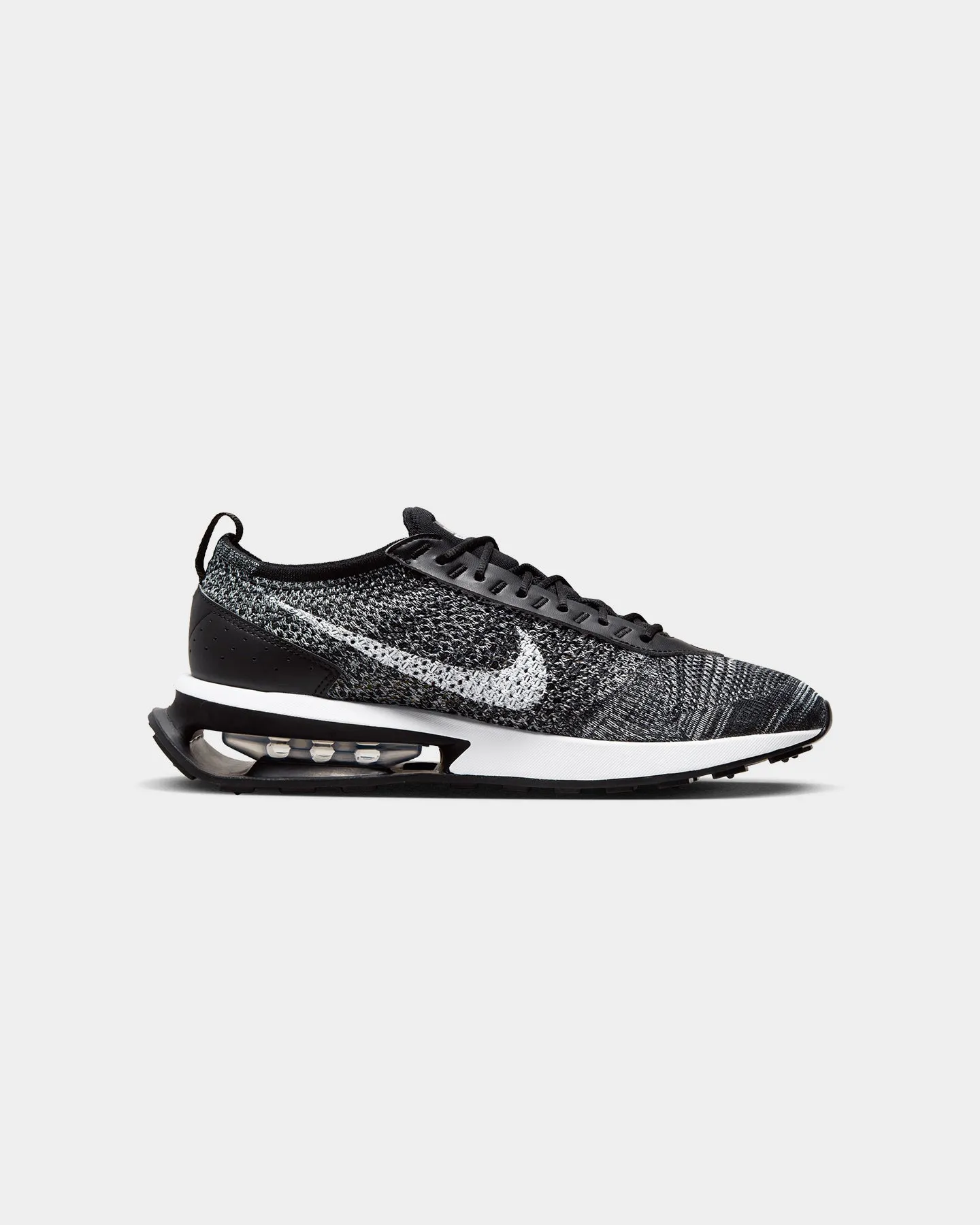synthetic leather Nike Air Max Flyknit Racer Black/White