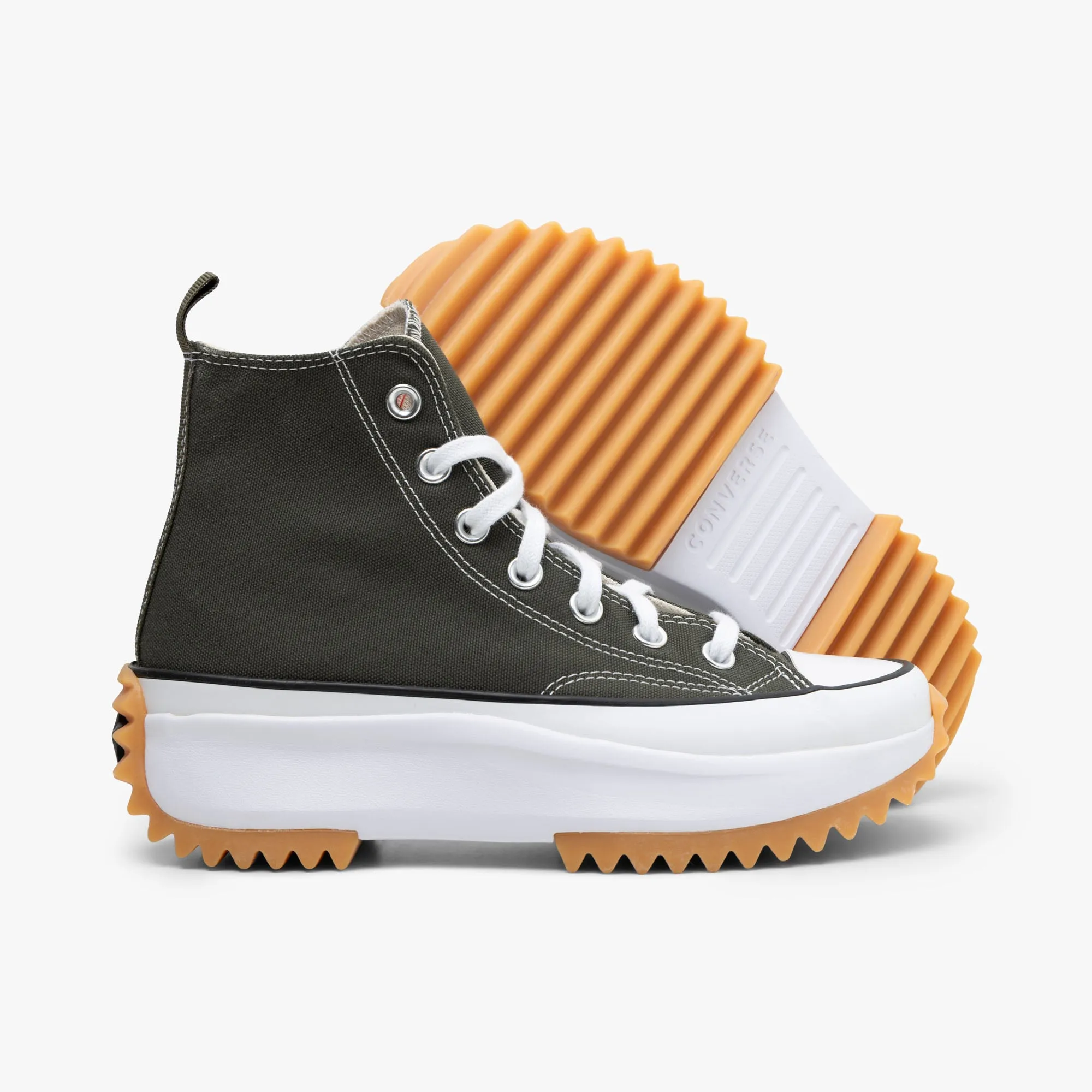 Street Edge Converse Colour Run Star Hike Cargo Khaki / White - Black