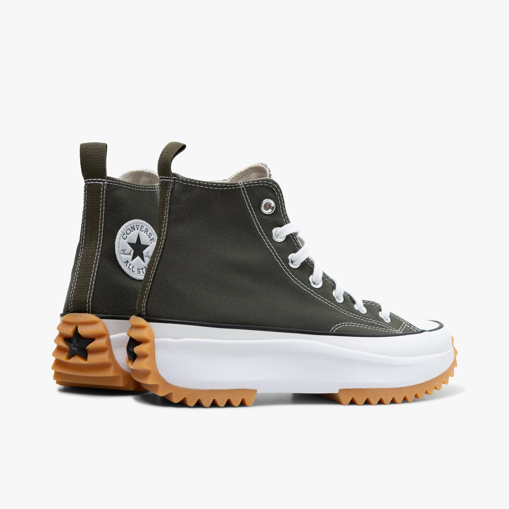 portable Outdoor Support Converse Colour Run Star Hike Cargo Khaki / White - Black