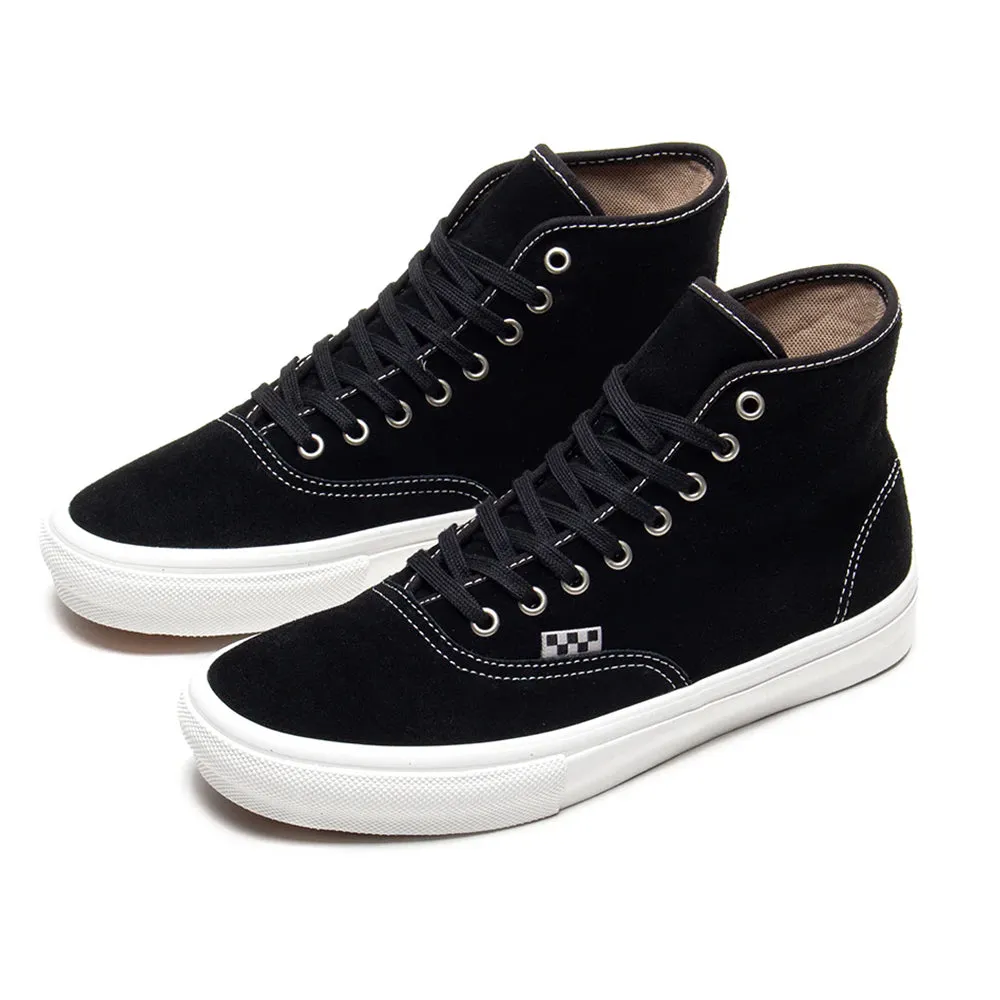 Vans - Skate Authentic High (Black/White) Easy Action Fit