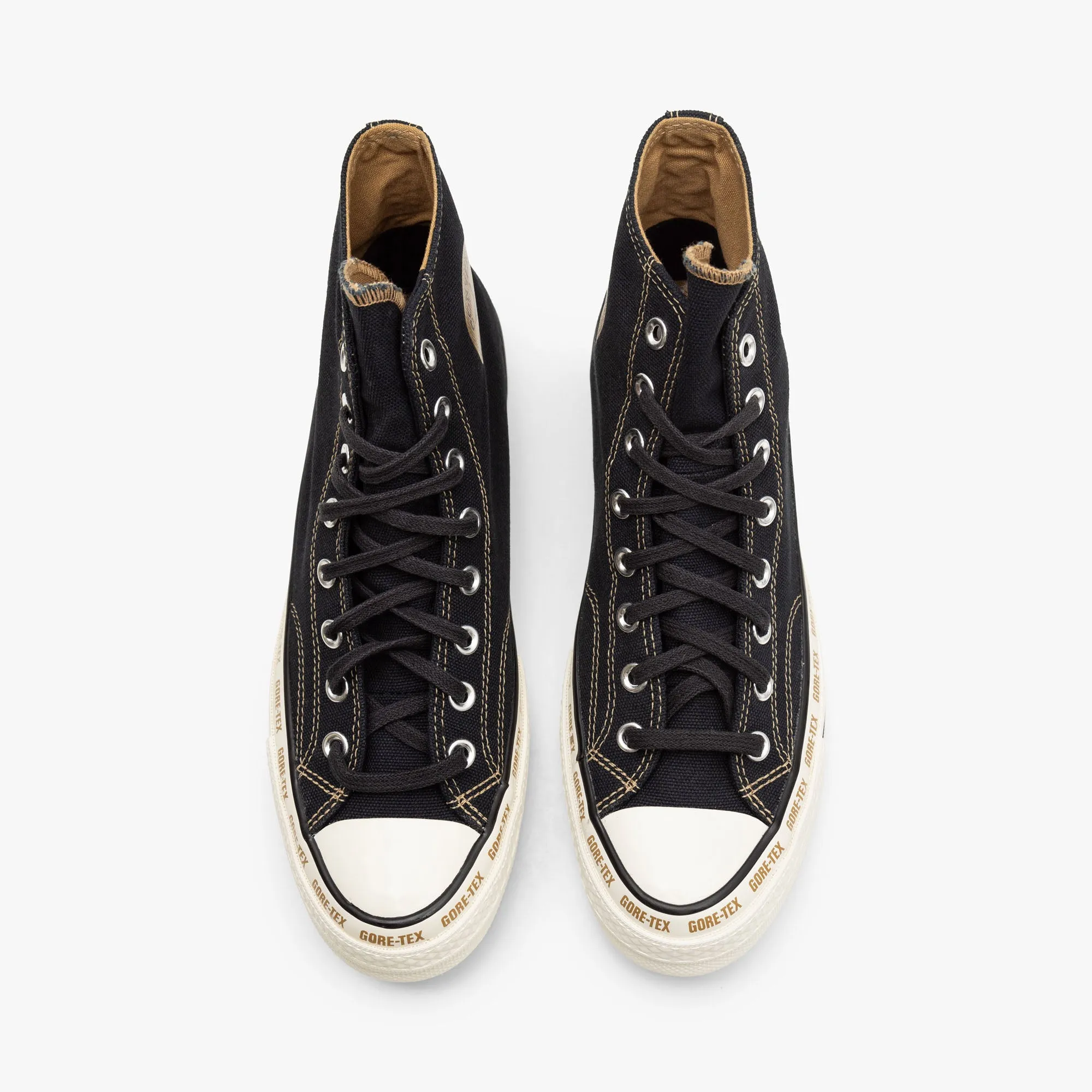Converse Chuck 70 Hi GTX Black / Toadstool Tan - Egret Comfortable Flexibility
