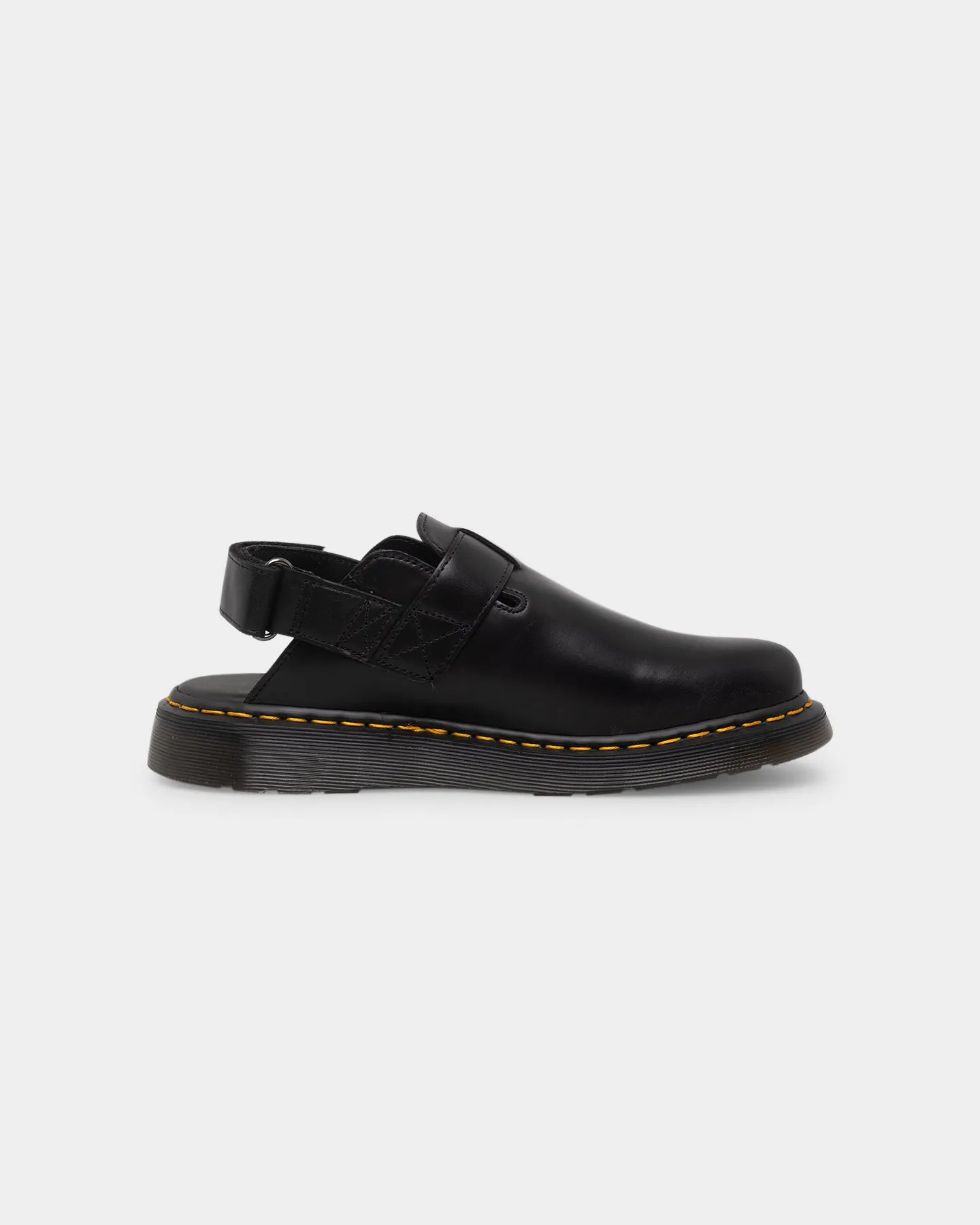 Reinforced toe Dr. Martens Jorge II Sling Back Sandal Black