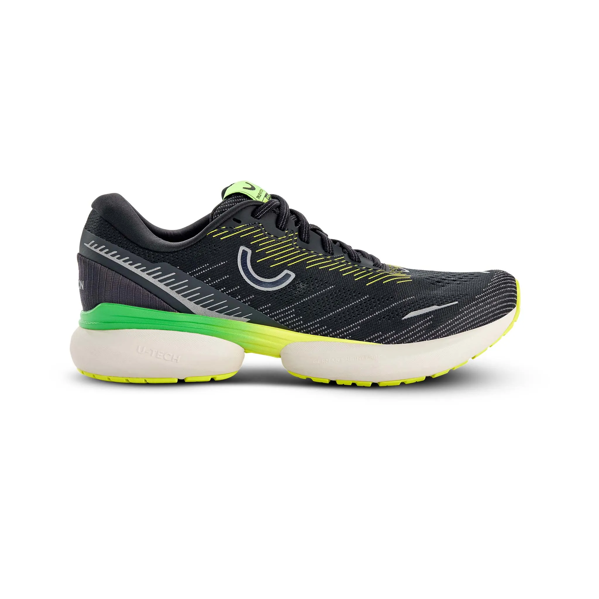 lifestyle - choice Smooth Ride Fit True Motion | Men's U-TECH Nevos 3 Running Shoes - Black