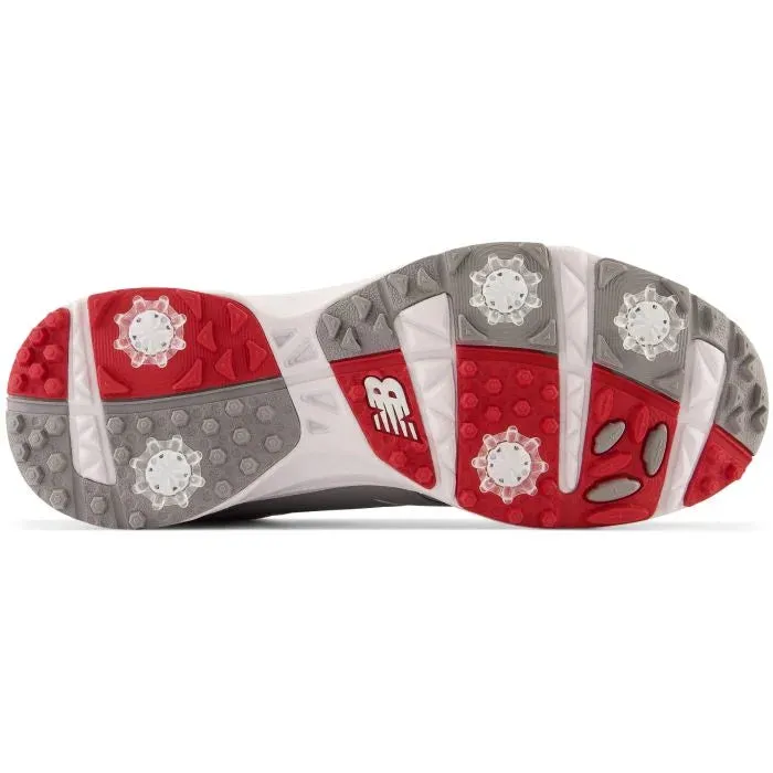 New Ballance Brighton Golf Shoes - Grey/Red SoftSockliner Weather Ready