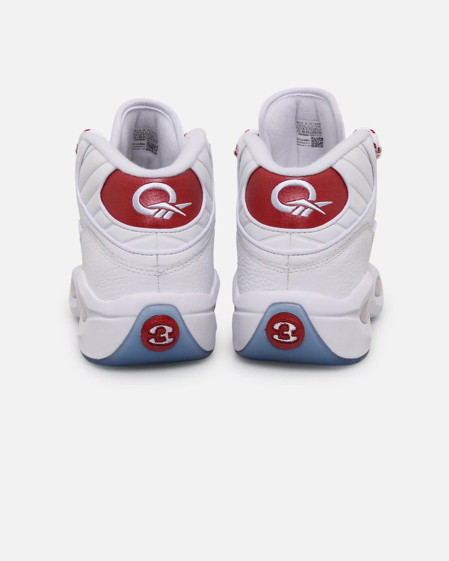 Padded Comfort Cold Weather Body Balance Reebok Question Mid White/Red