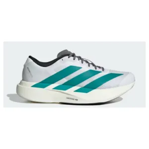 MEN'S ADIZERO EVO SL - D - WHITE/PURE TEAL/GREY FOUR Metal Edge Morning Walk