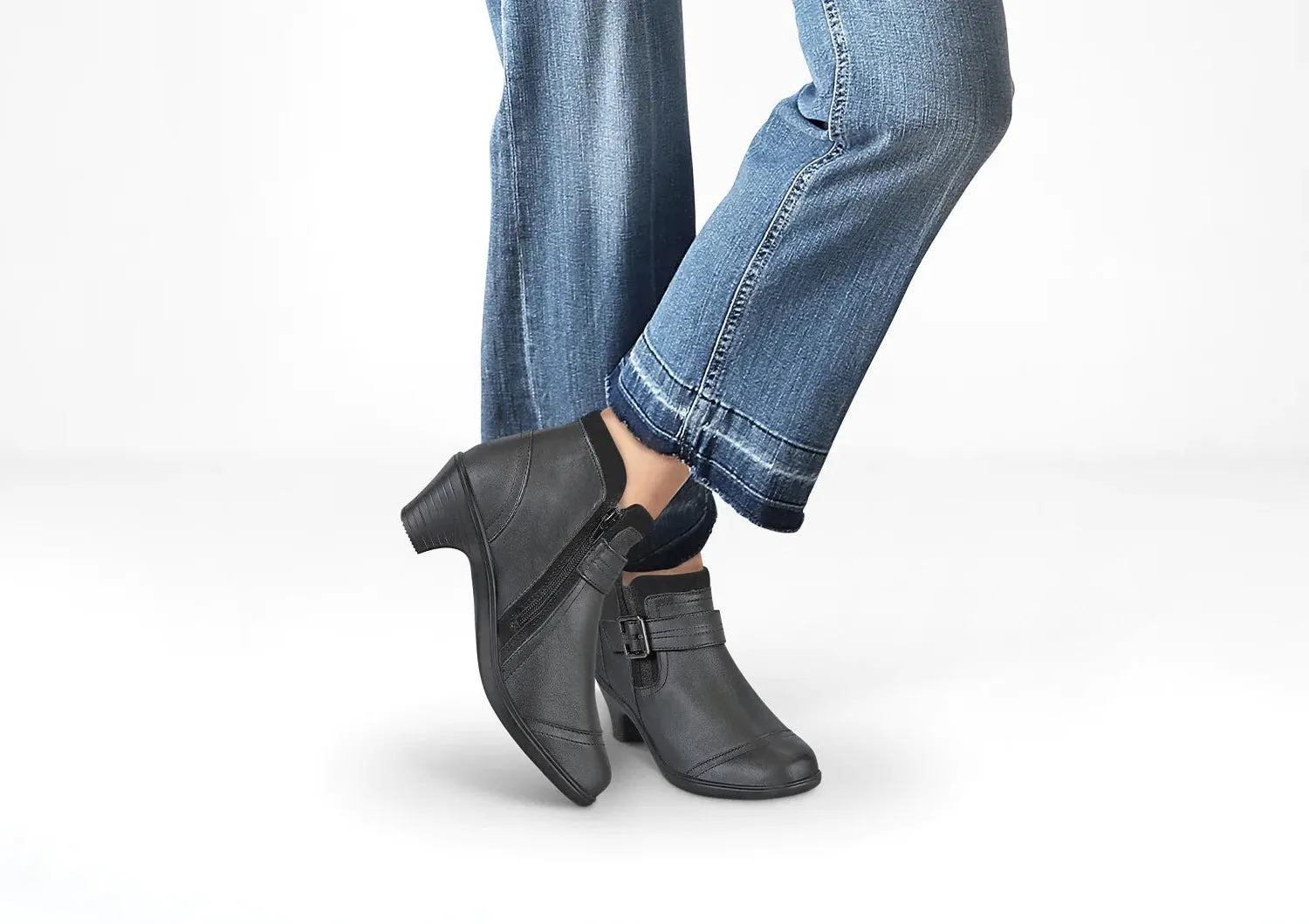 Chic Walks ORTHOFEET - WOMEN- Emma - Black