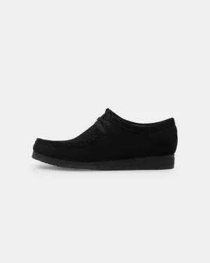Clarks Originals Wallabee (M) Black Suede Feather Light Cold Weather