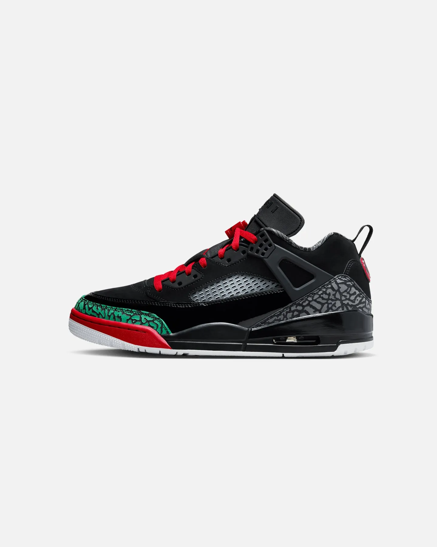 Jordan Spizike Low "Black/Red" Black/Varsity Red Slip   Resistant All Time