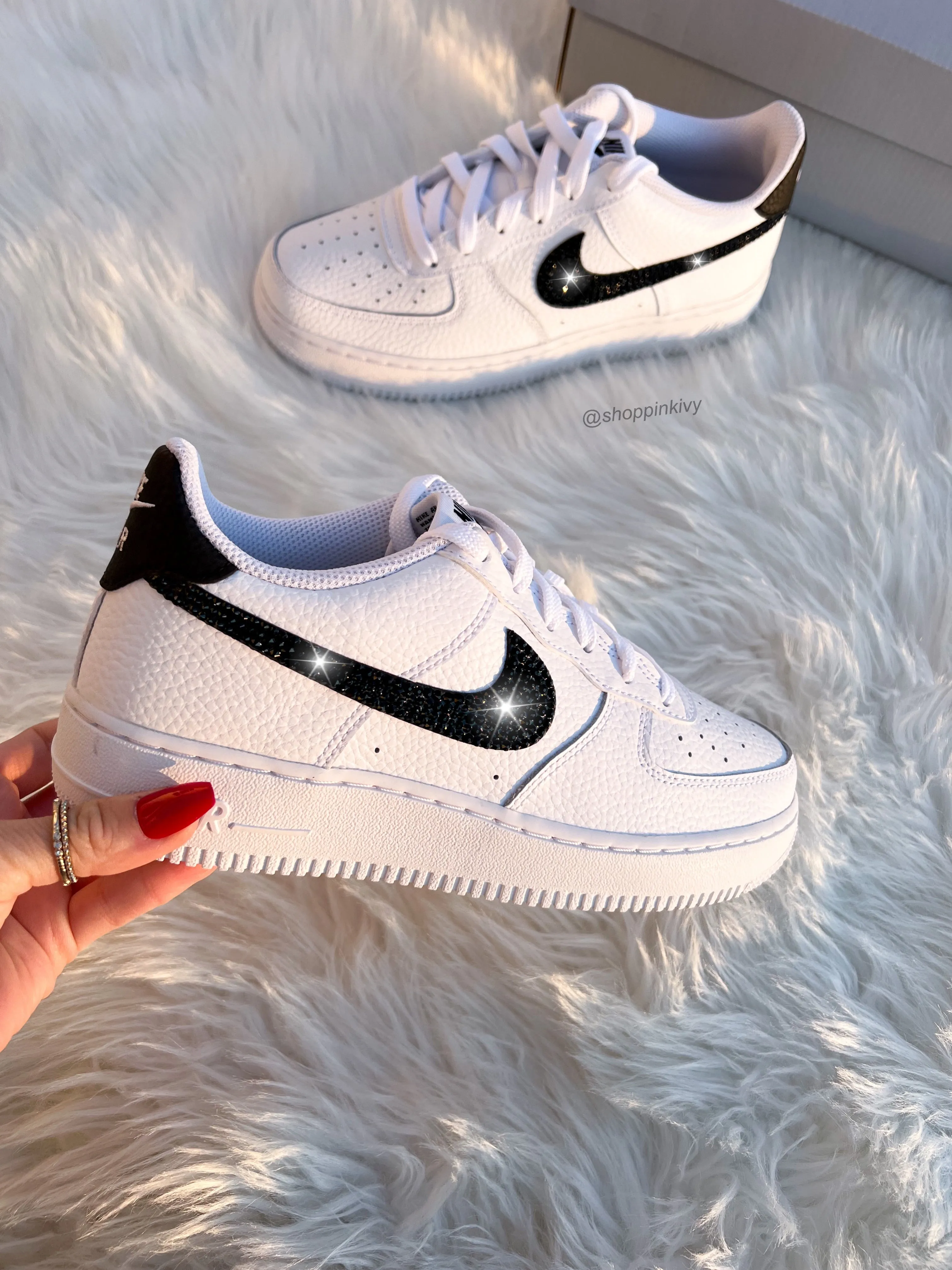 Swarovski Women??s Air Force 1 Low Shoes Sleek Style