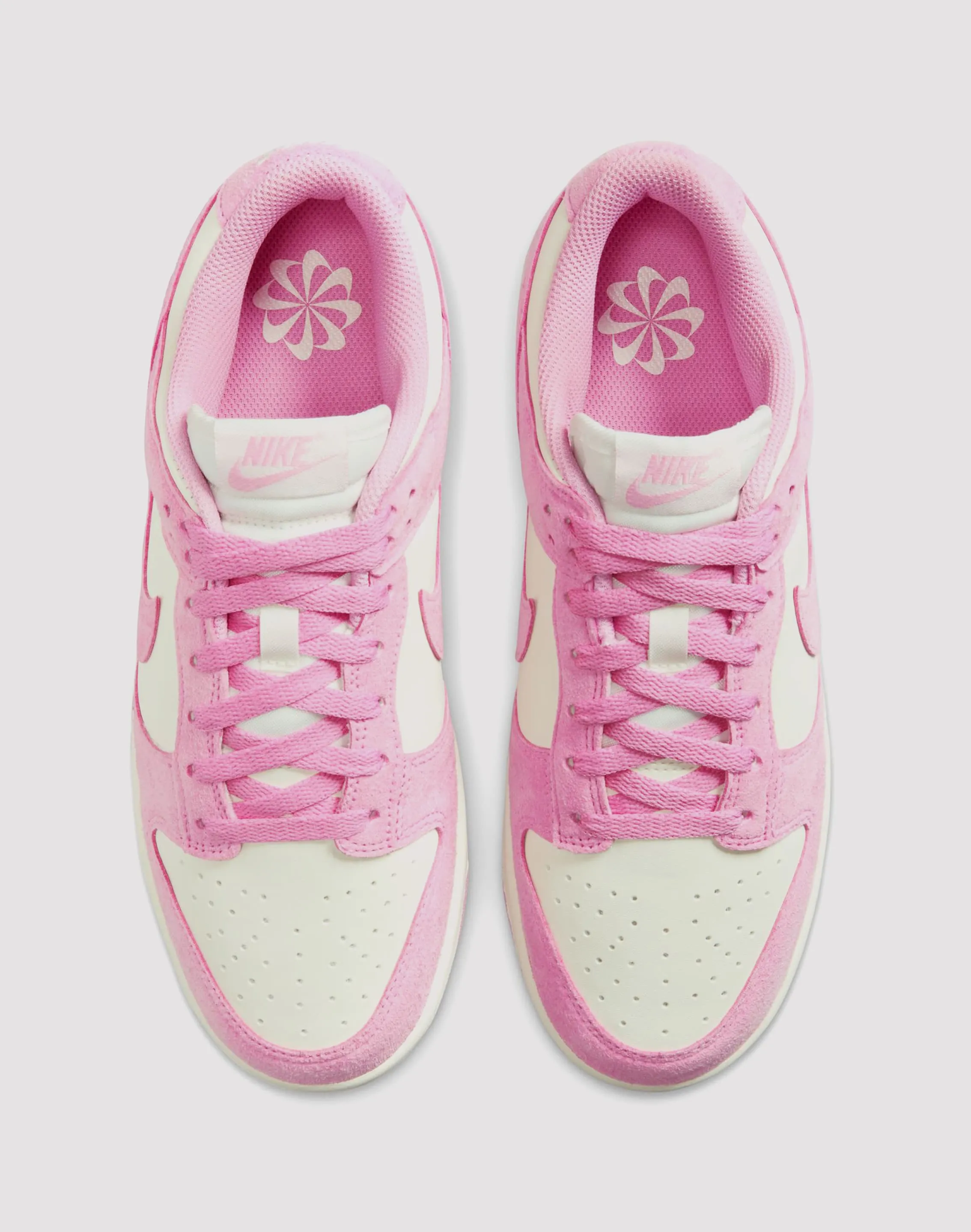 Nike Dunk Low "Sail/Pink Rise" Lace Up Style