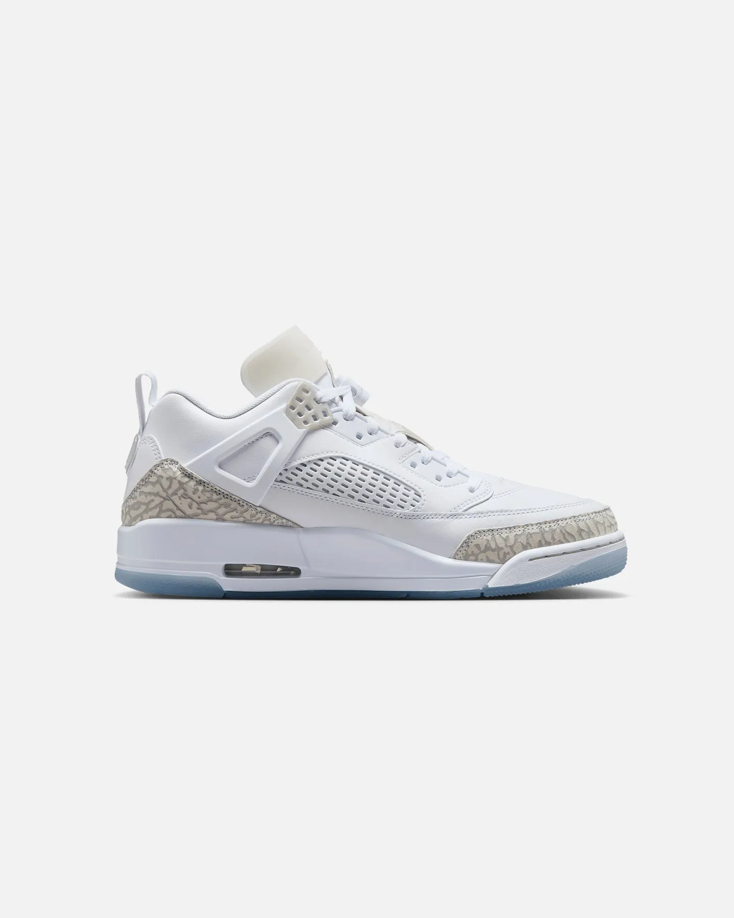 Jordan Spizike Low White/Grey Breathable Ventilation All-Day Ease