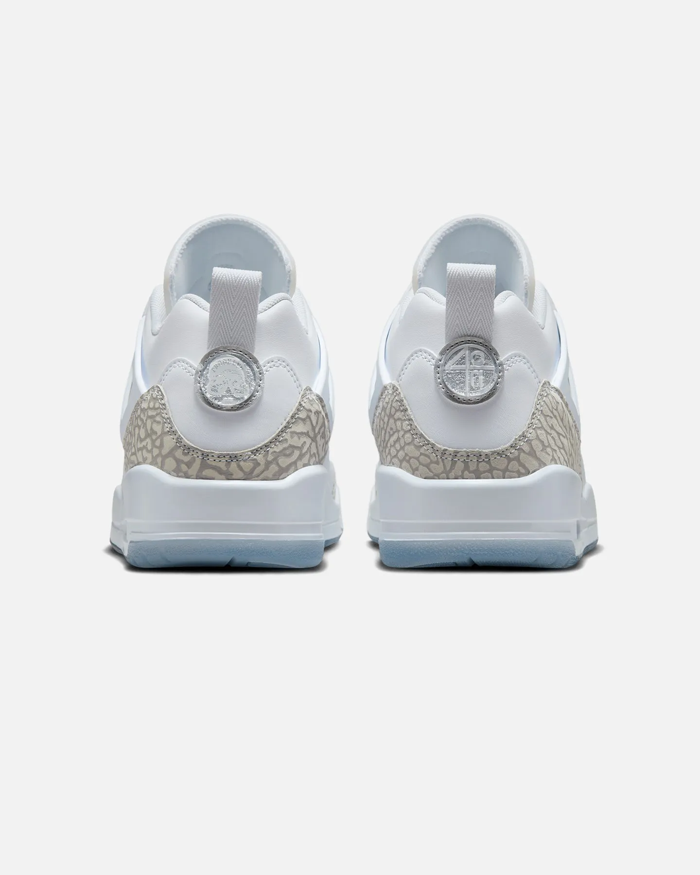 No irritation Gel Infused Heel Jordan Spizike Low White/Grey