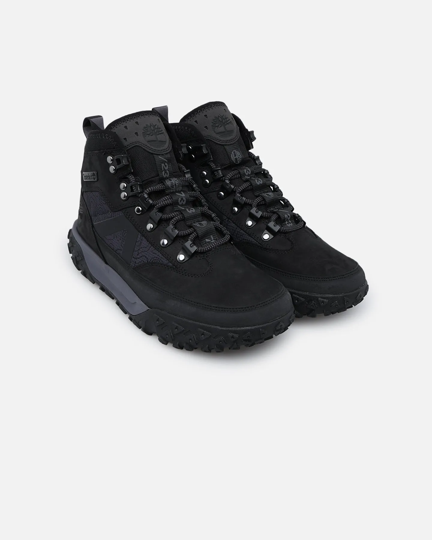 Timberland GreenStride? Motion 6 Mid Hiker Black Nubuck 2 Action Fast