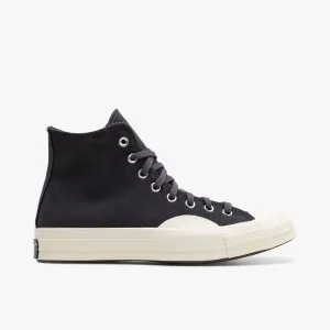 Comfortable Arch Converse Chuck 70 Textured Hi / Plum Cove / Black - Egret