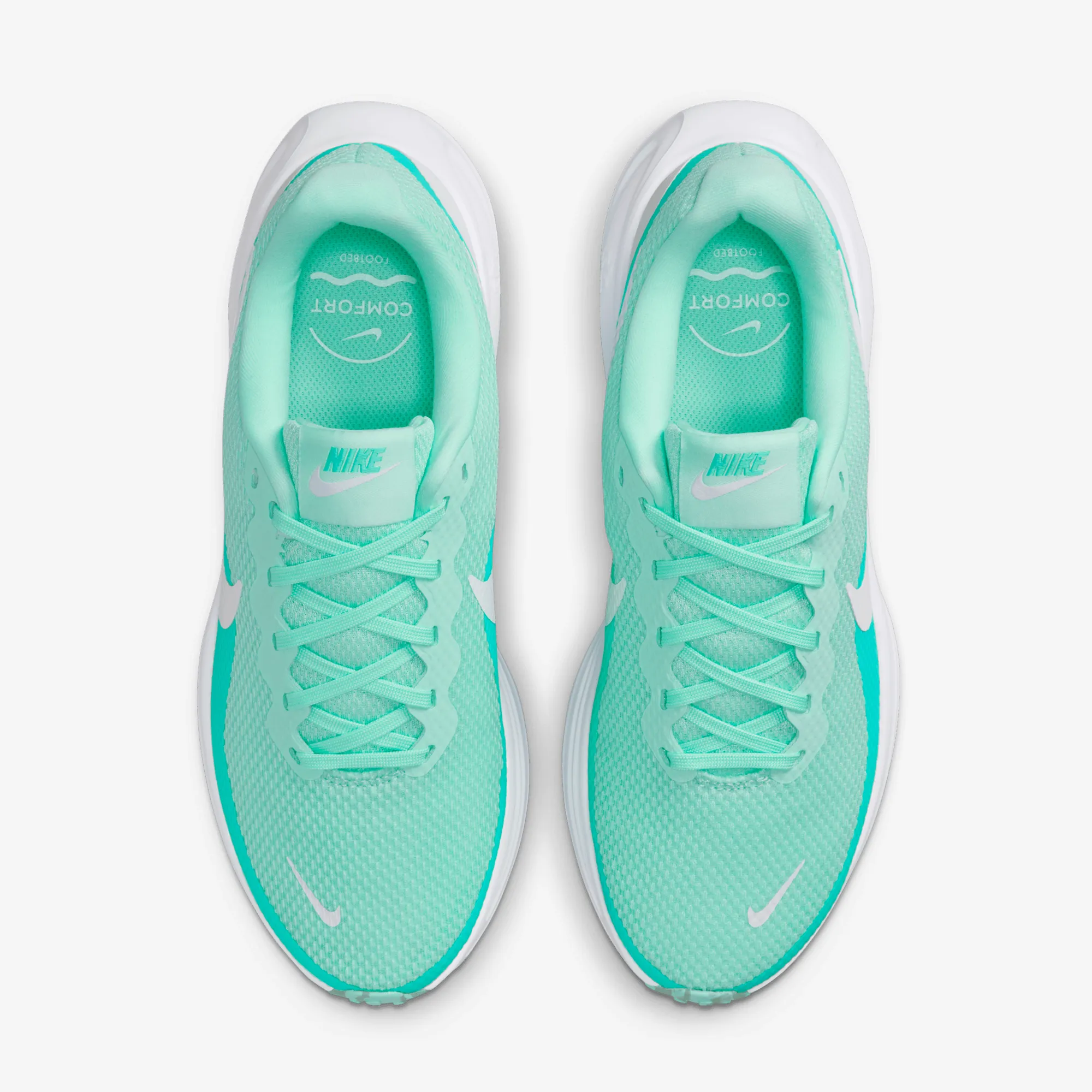 Quick Lacing System Smooth Surface NIKE | REVOLUTION 8 { MINT FOAM/CANNON-BLEACHED TURQ-WHITE