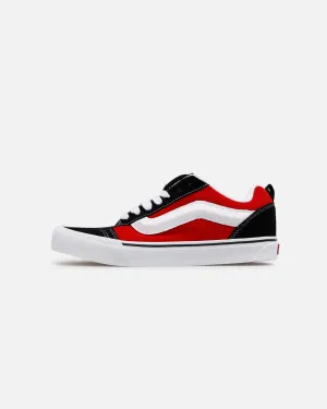 Ventilated Mesh Long Distance Cold Tone Vans Knu Skool Black/Red