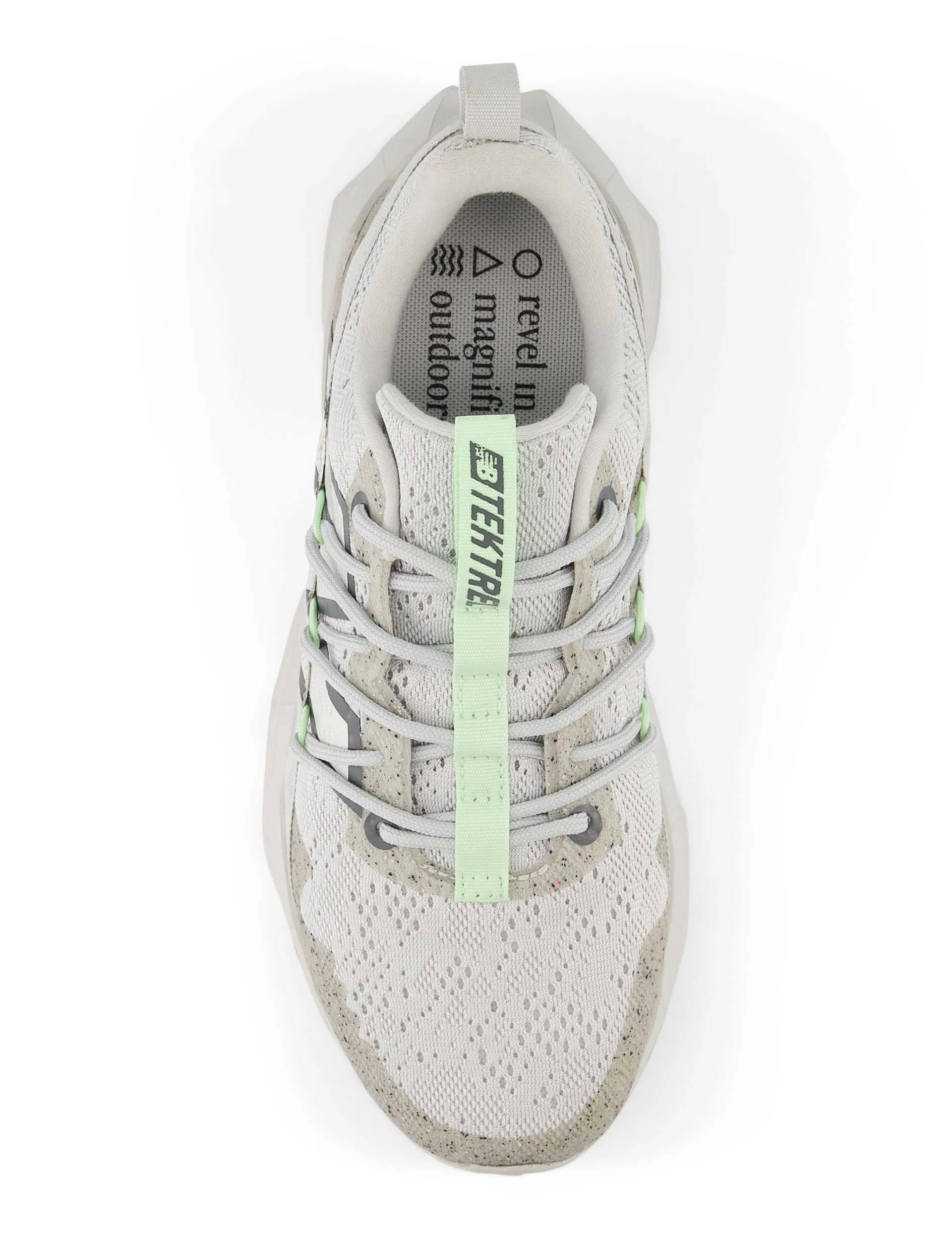 Tektrel Shoes - Grey Matter running on hills