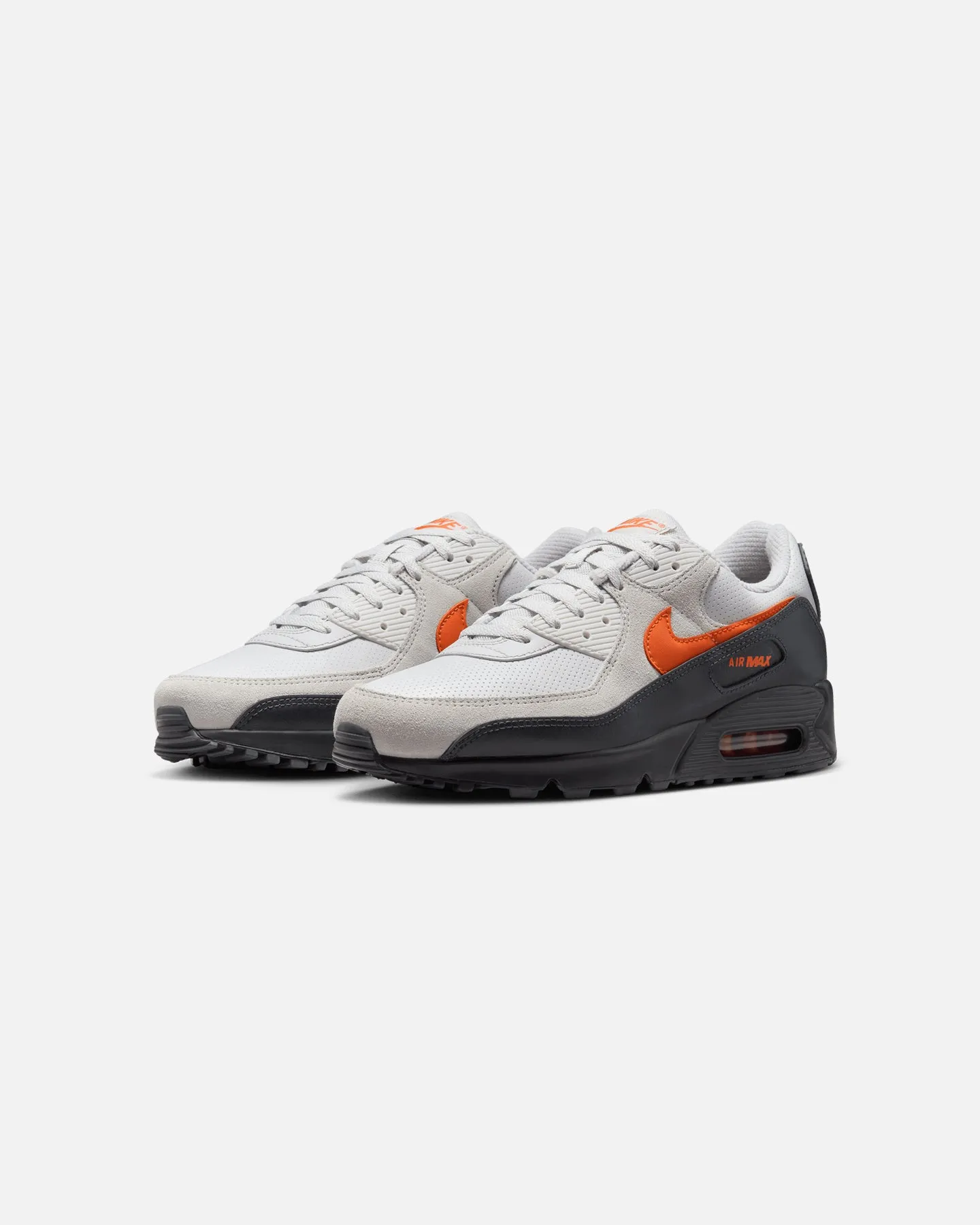Nike Air Max 90 Grey/Orange Woven Upper