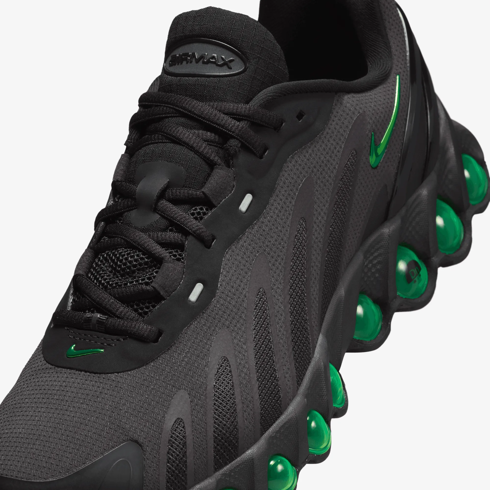 Ventilated Tongue Lightweight Outsole Nike | AIR MAX DN8 { BLACK/GREEN STRIKE-DK SMOKE GREY-BLACK