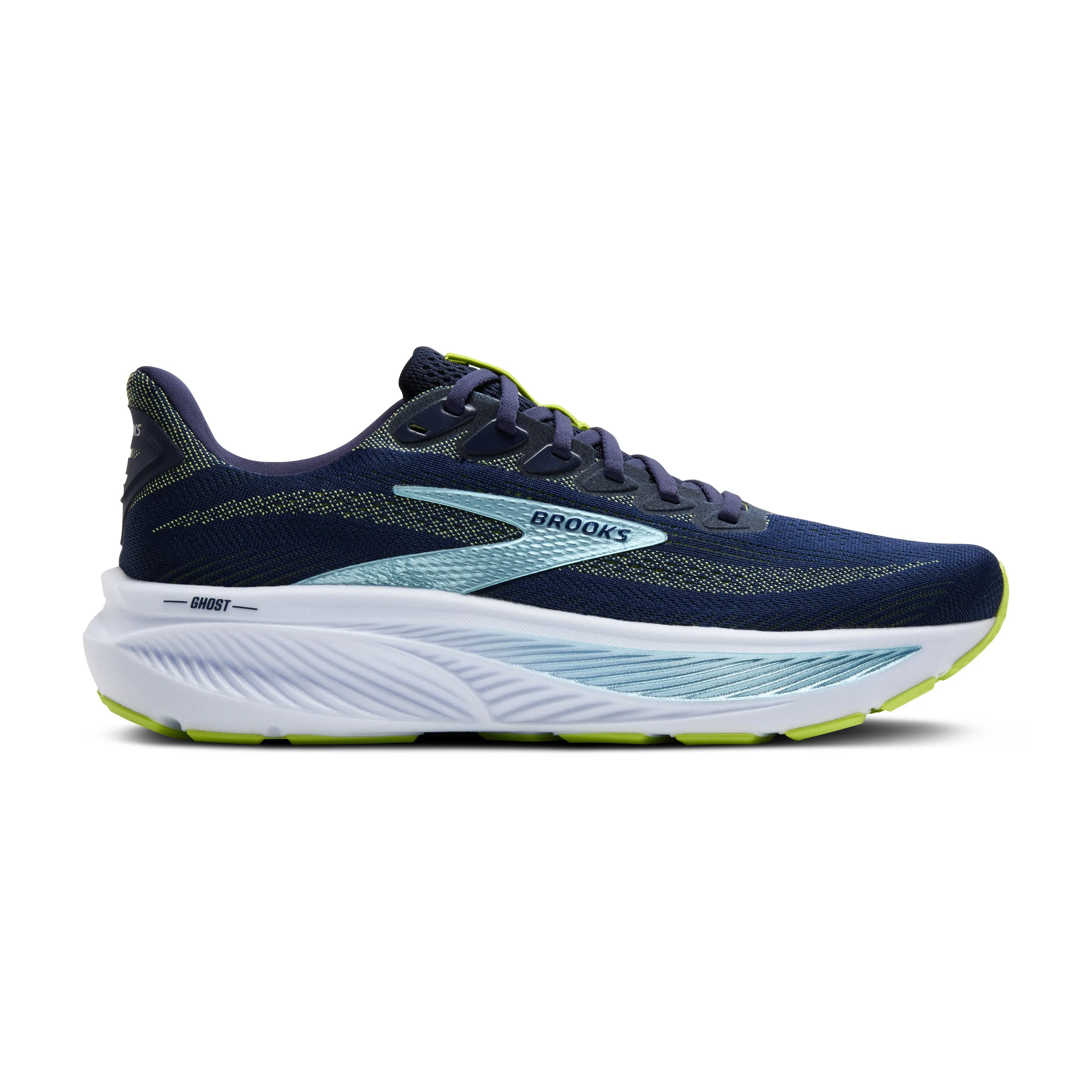 Arch Support Daily Walk MEN'S GHOST 17 - D - PEACOAT/LIME/BLUE