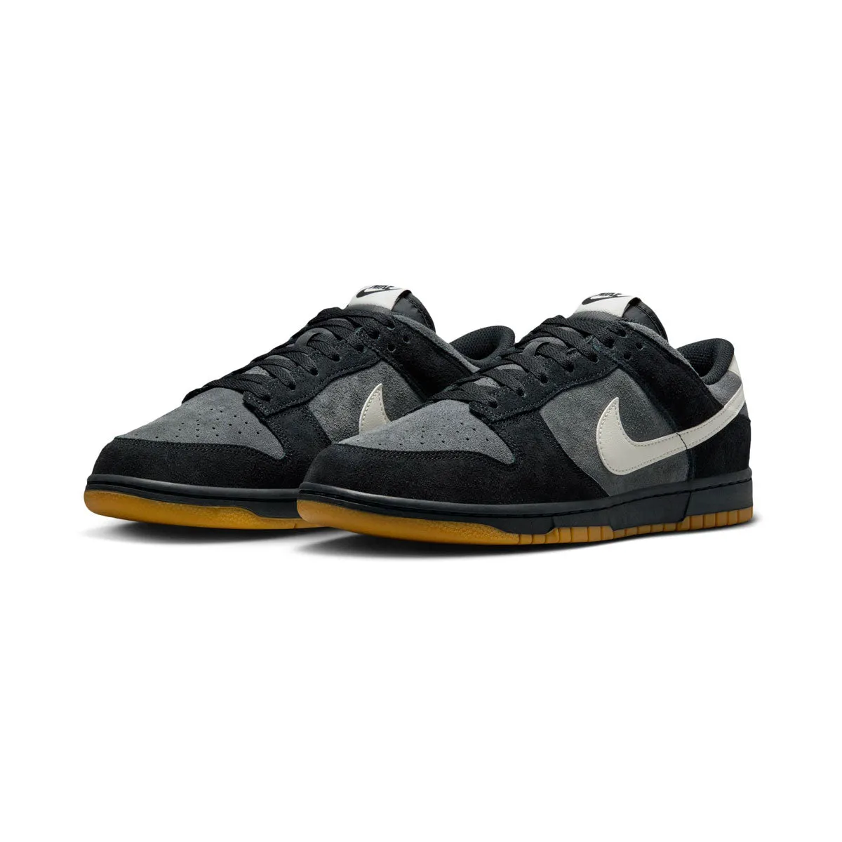 Nike Dunk Low Retro SE 'Black Grey' Men's Shoes Sharp Defense Decoupled Outsole Pods