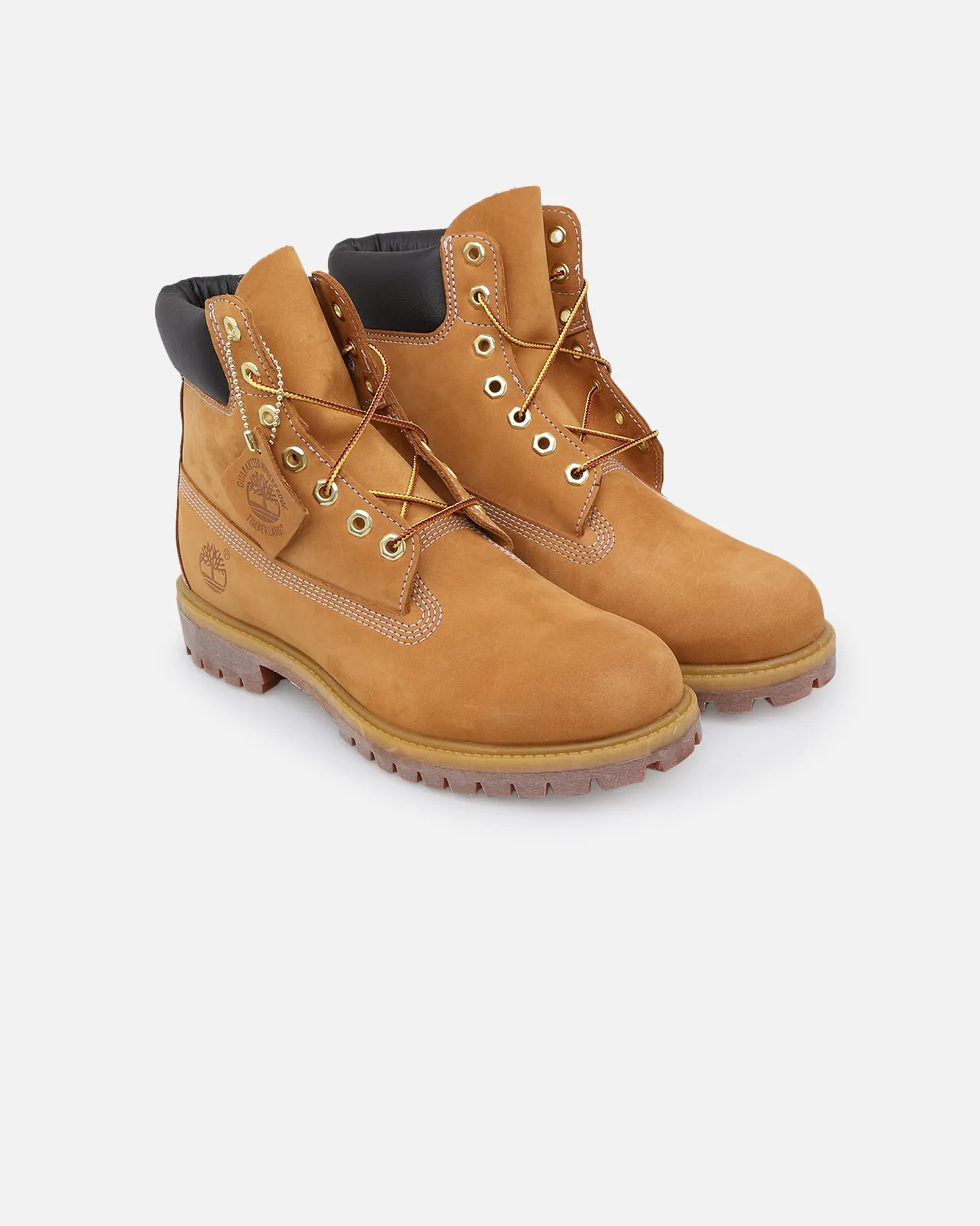 Cushioned Bone Aid Timberland 6-Inch Premium Boot Wheat Nubuck