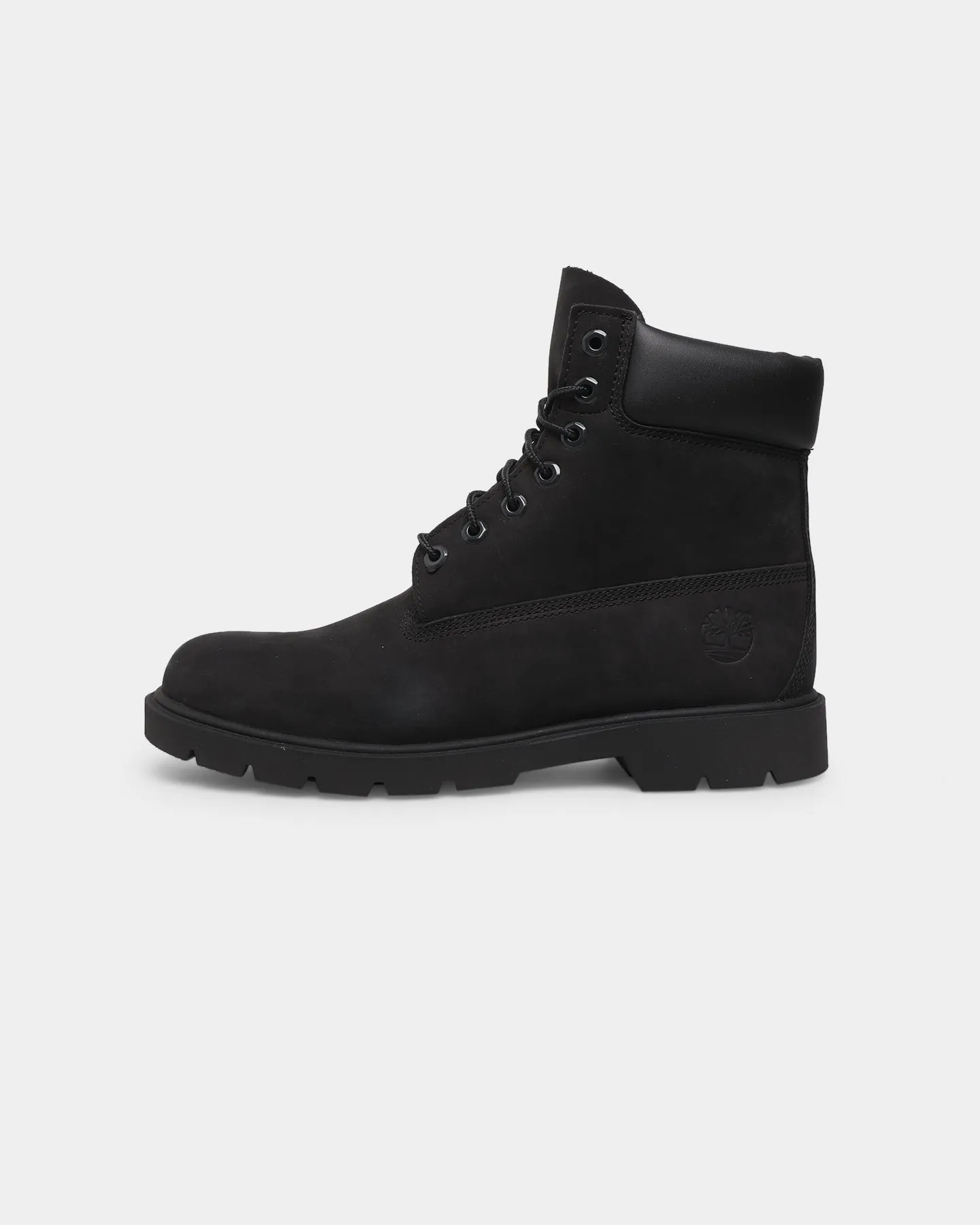 Timberland 6" Basic Contrast Collar Boot Black Nubuck Star Mood