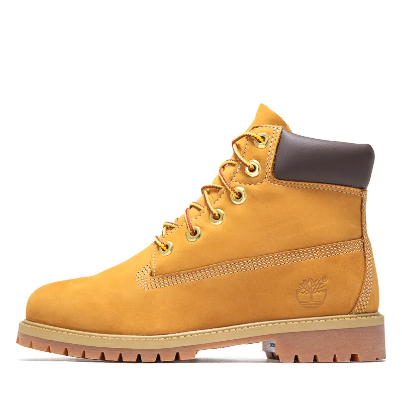 Timberland 6" Lace Up Waterproof Boot (GS) - Wheat Neutral palette City Wear