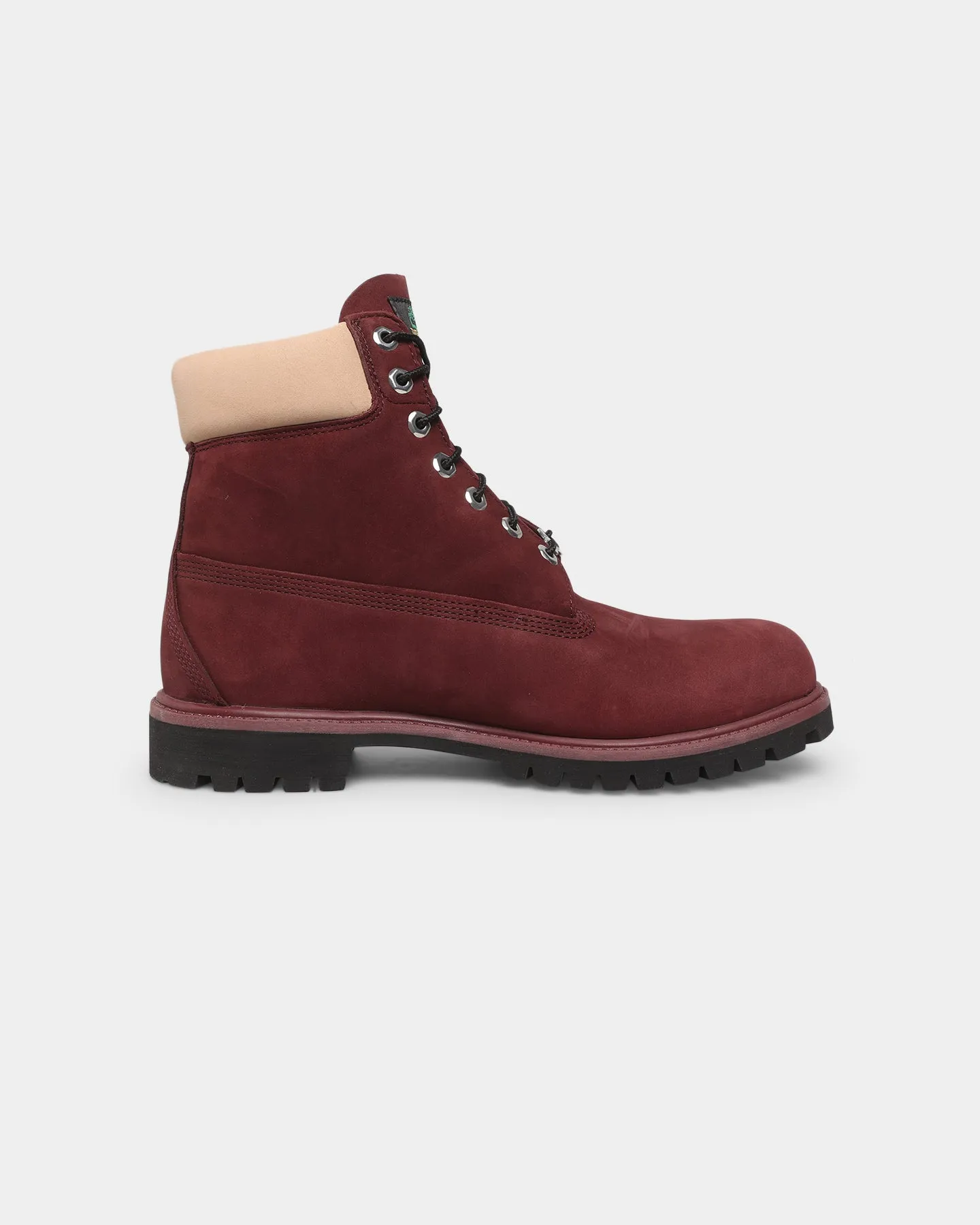 Rich Glow Timberland 6" Premium Boot Burgundy Nubuck