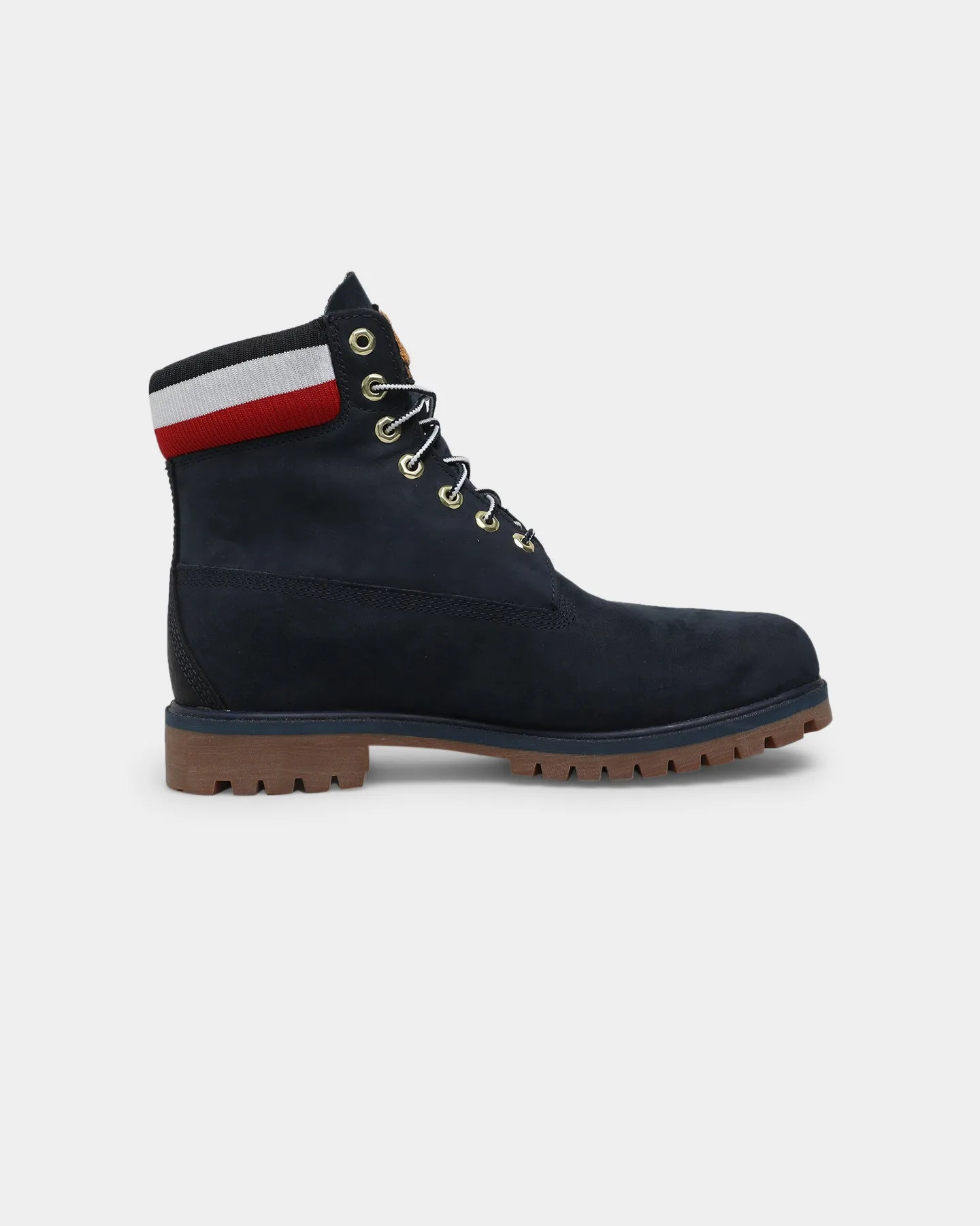 Timberland 6" Premium Boot Navy/Red Bright Neon