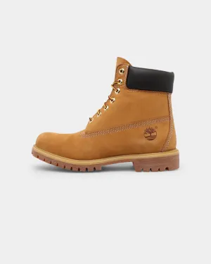 Arch Support Urban Walkers Padded Timberland 6" Premium Boot Wheat