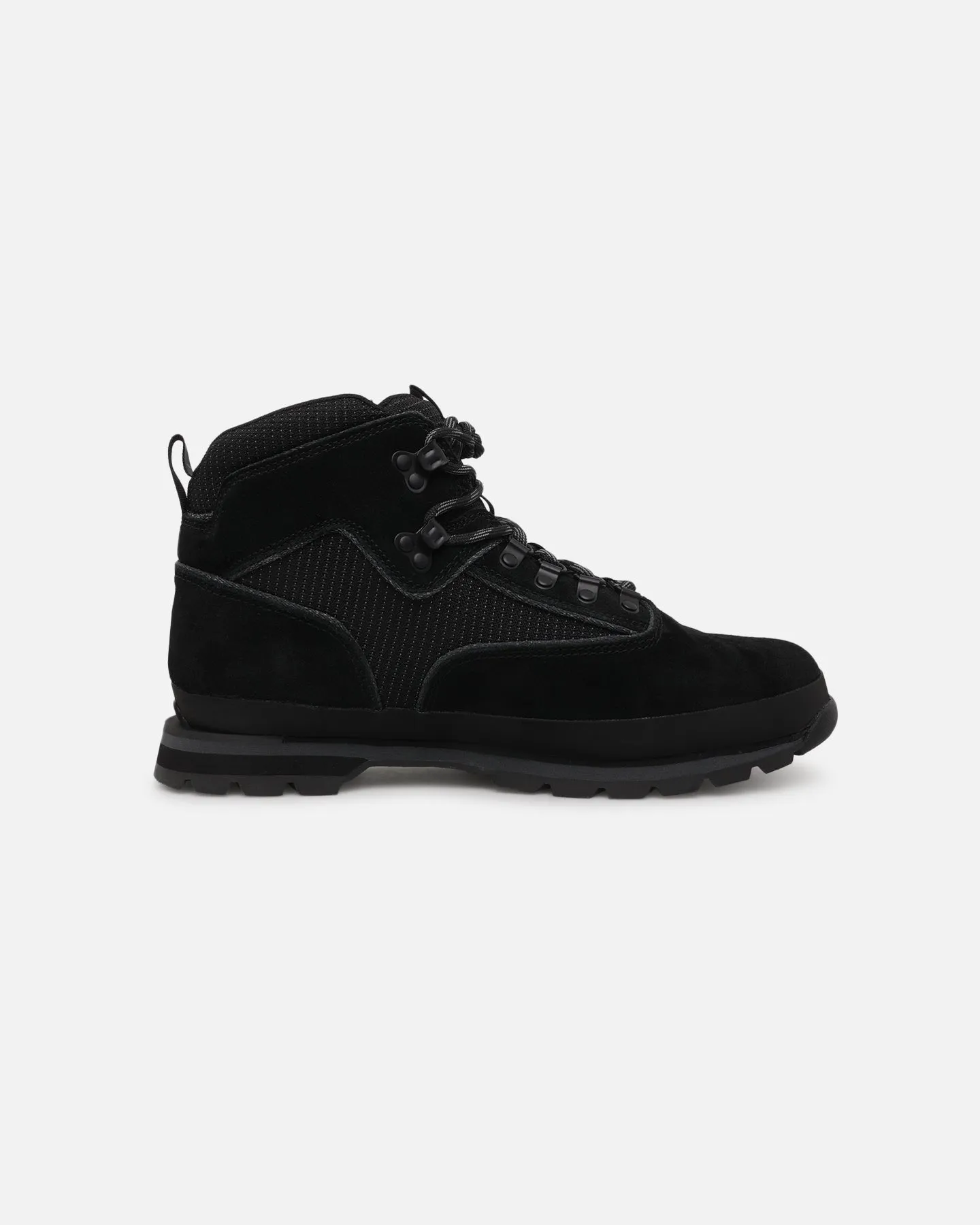 Durable Build Minimalist Fans Foam Lining Running Errands Timberland Euro Hiker Boot Black