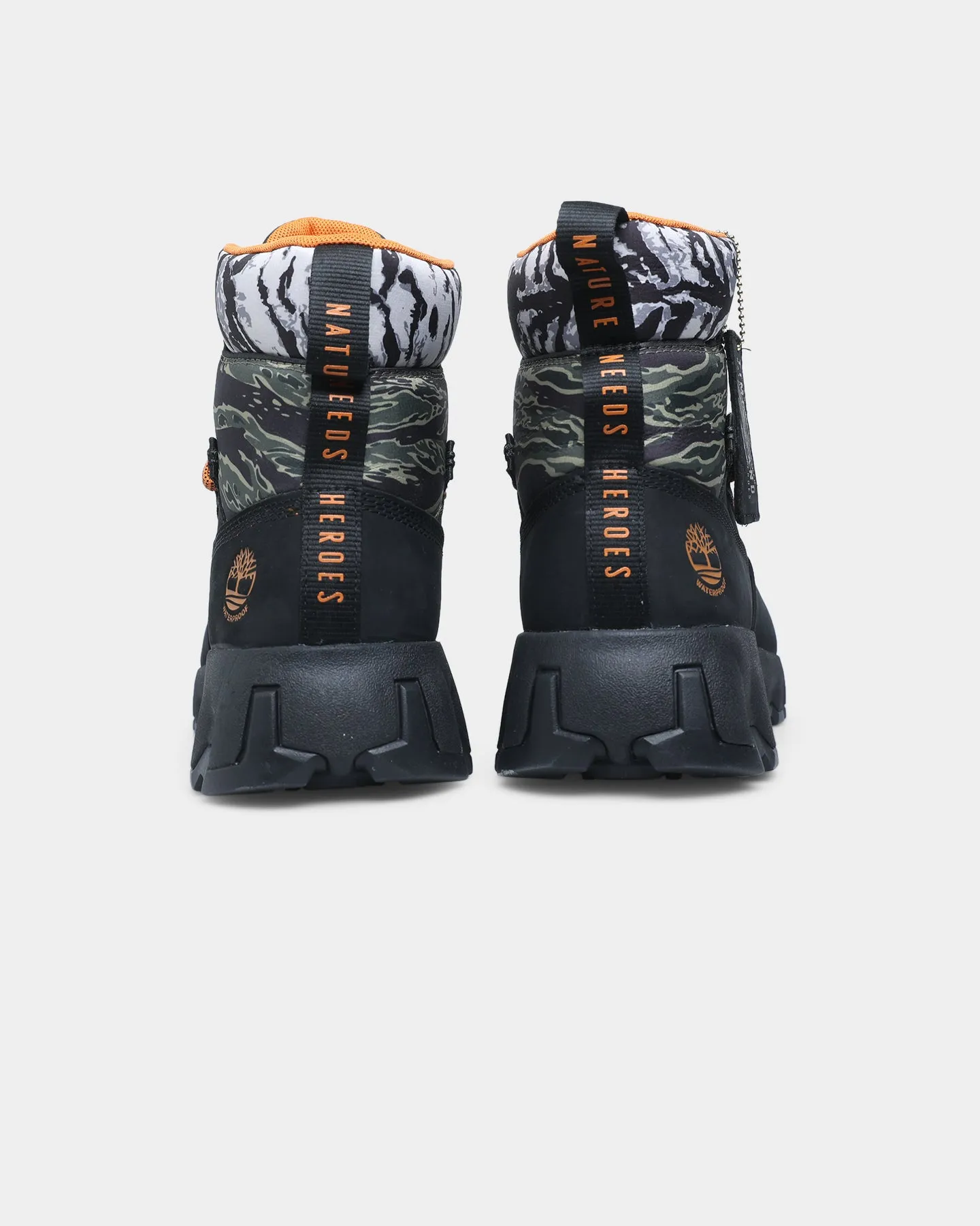 Timberland Green Stride Waterproof Edge Boots Black Nubuck City Pace