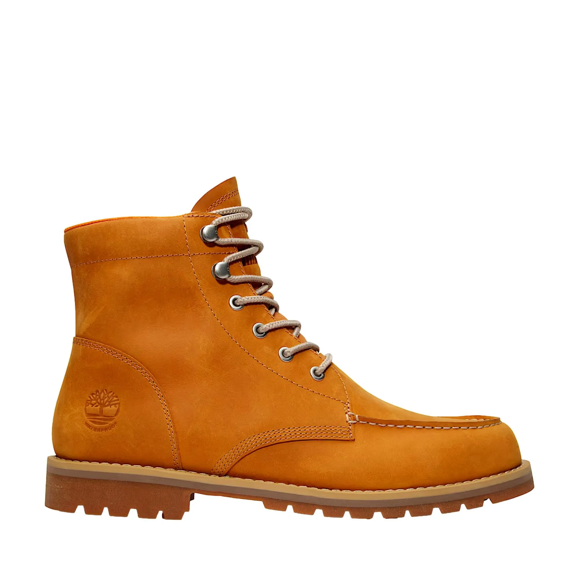 Timberland Redwood Falls Waterproof Moc Toe Boot Wheat Full Grain  TB0A2EE3231 Men's Timeless Design Seamless Comfort All Day Worker