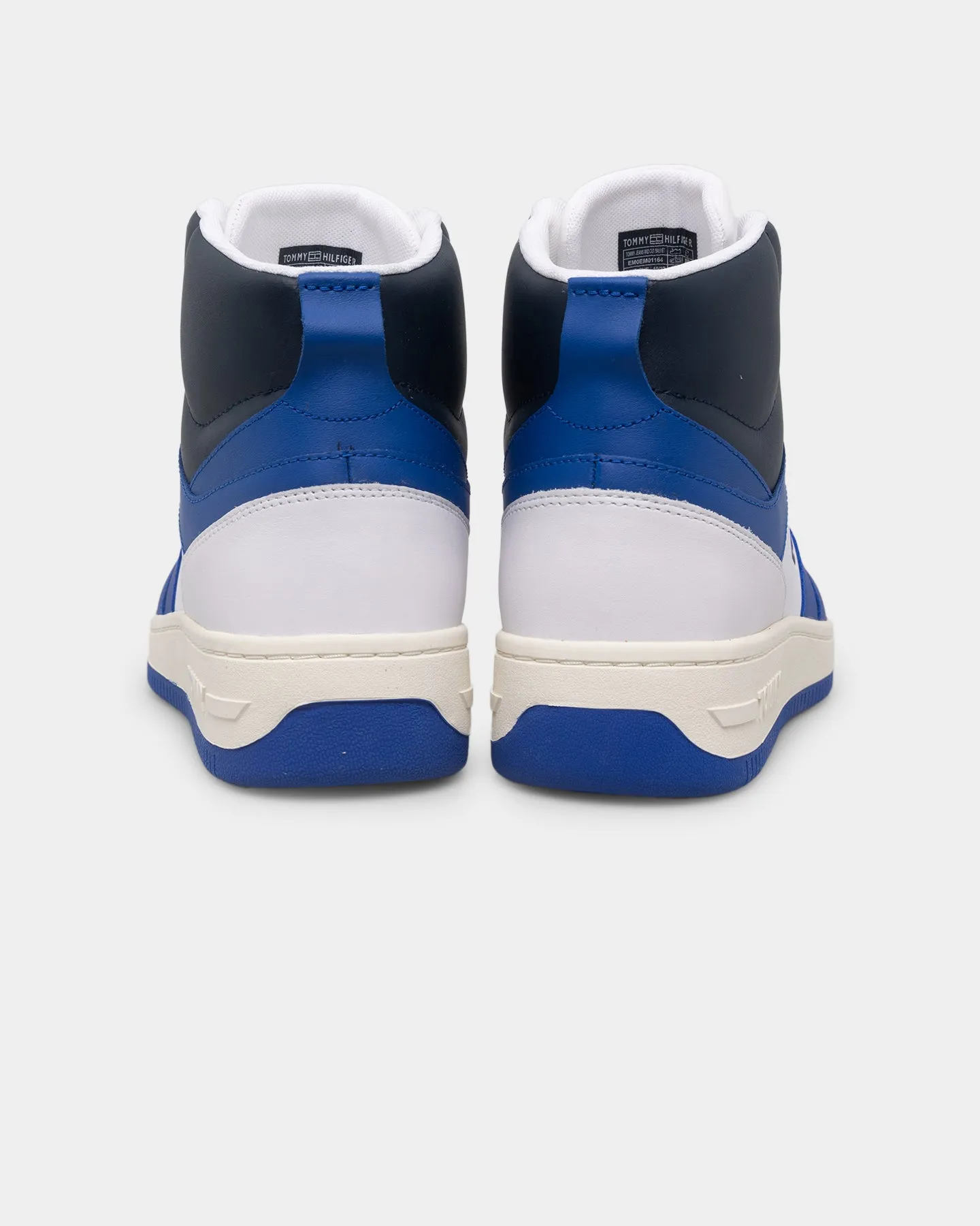 Adjustable Fit Supportive Core All Ages Tommy Jeans Mid Cut Basketball Trainers Ultra Blue