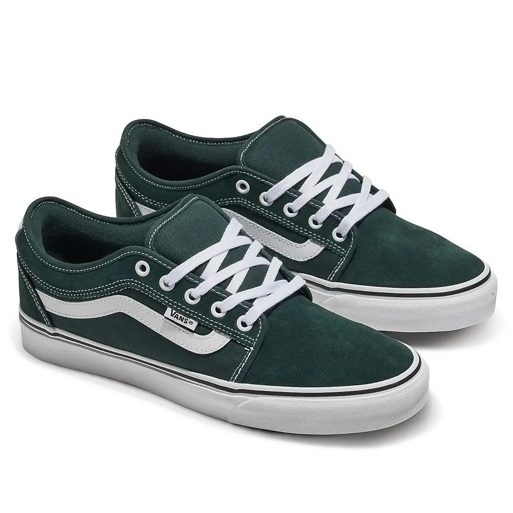 Active Ride Fit Vans Chukka Low Sidestripe - Green Gables/True White
