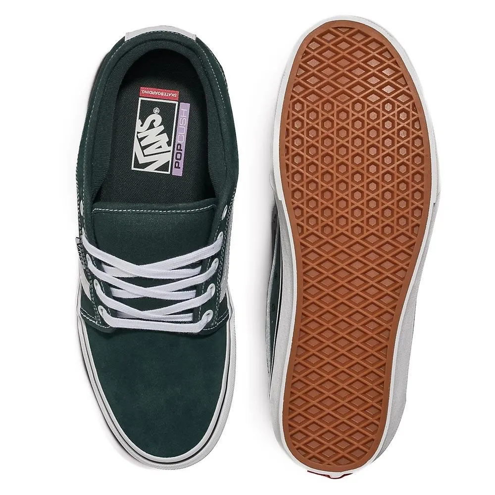 Vans Chukka Low Sidestripe - Green Gables/True White Travel Wear Active Walk