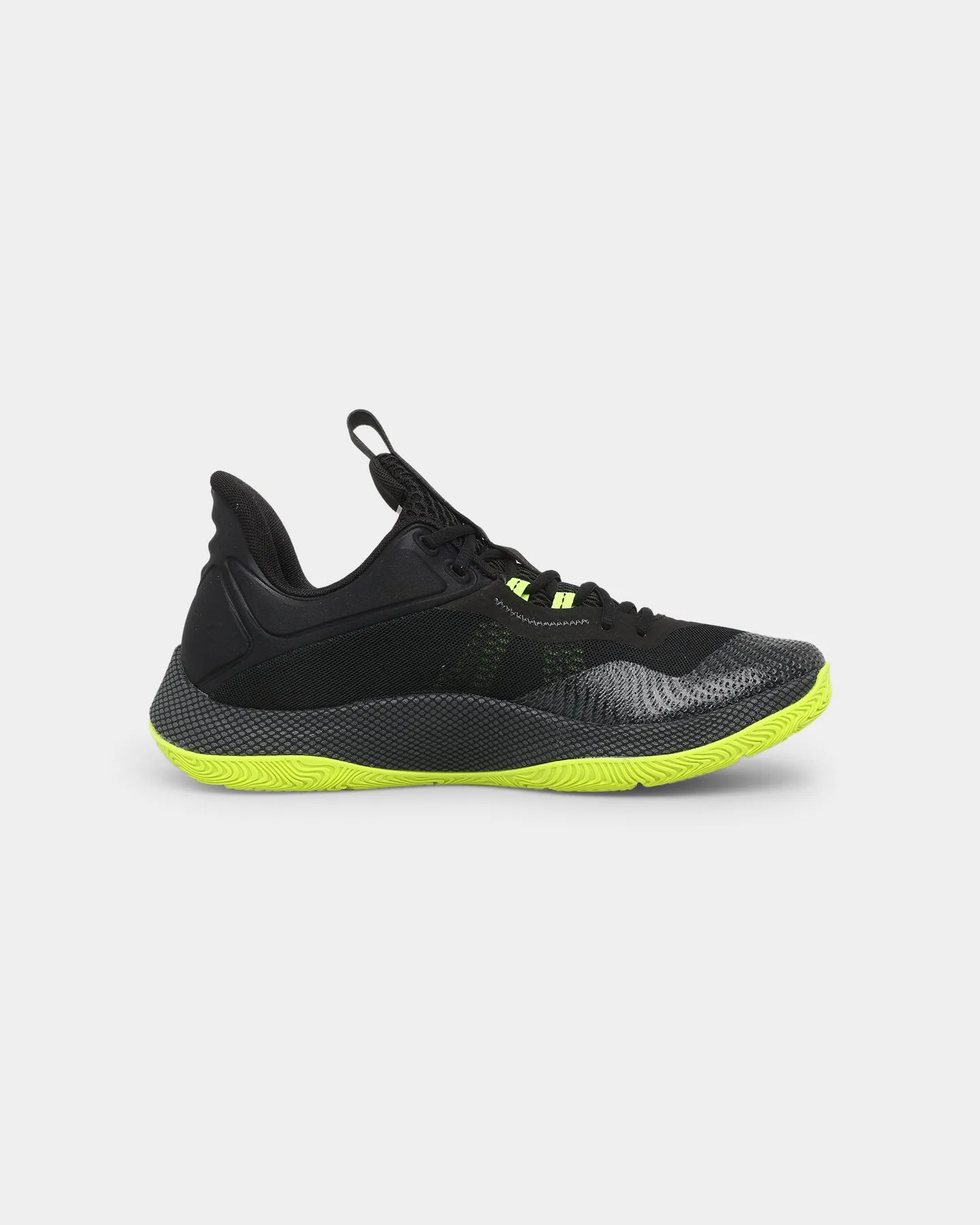 Under Armour Curry HOVR Splash 2 Basketball Shoes Black/Pitch Green Moist Guard