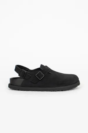 Kick Power Responsive Cushion Fitness Lovers Tokio Suede Clog Black