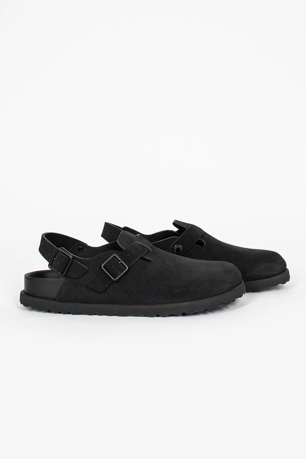 Tokio Suede Clog Black Cold Guard Bright Neon