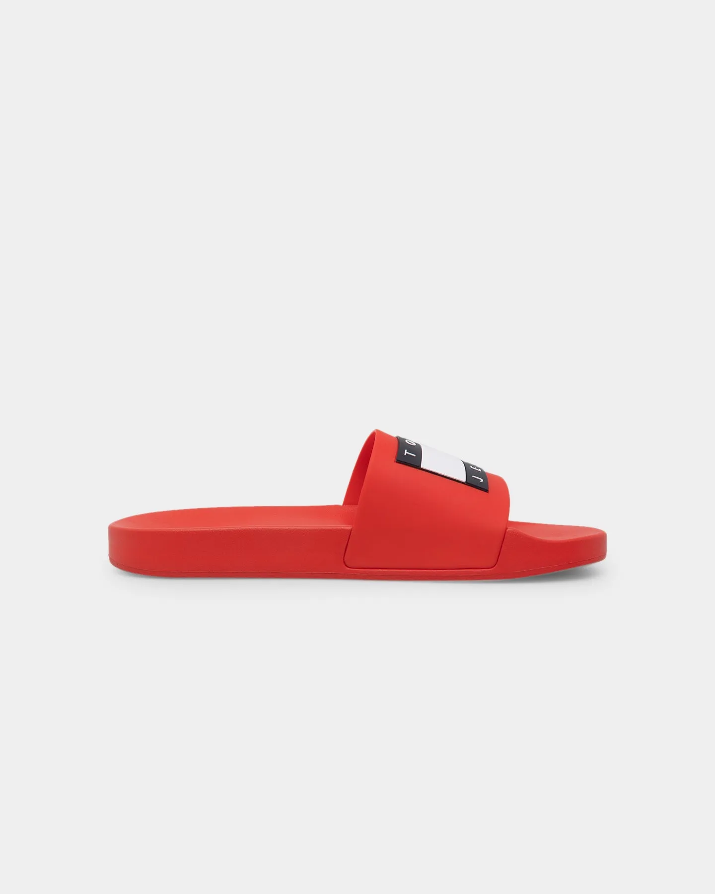 Day Long Tommy Jeans Essential Contoured Pool Slides Deep Crimson