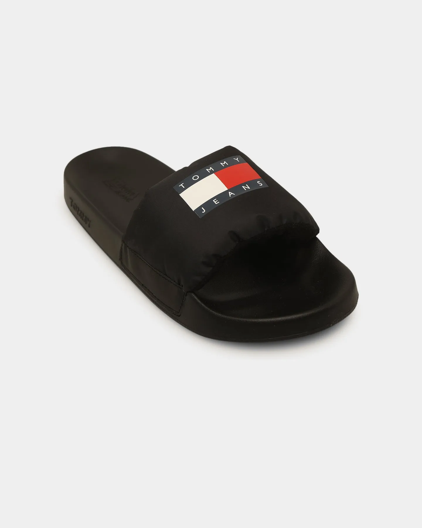 Pure Black Urban Walk Tommy Jeans Padded Pool Slide Black