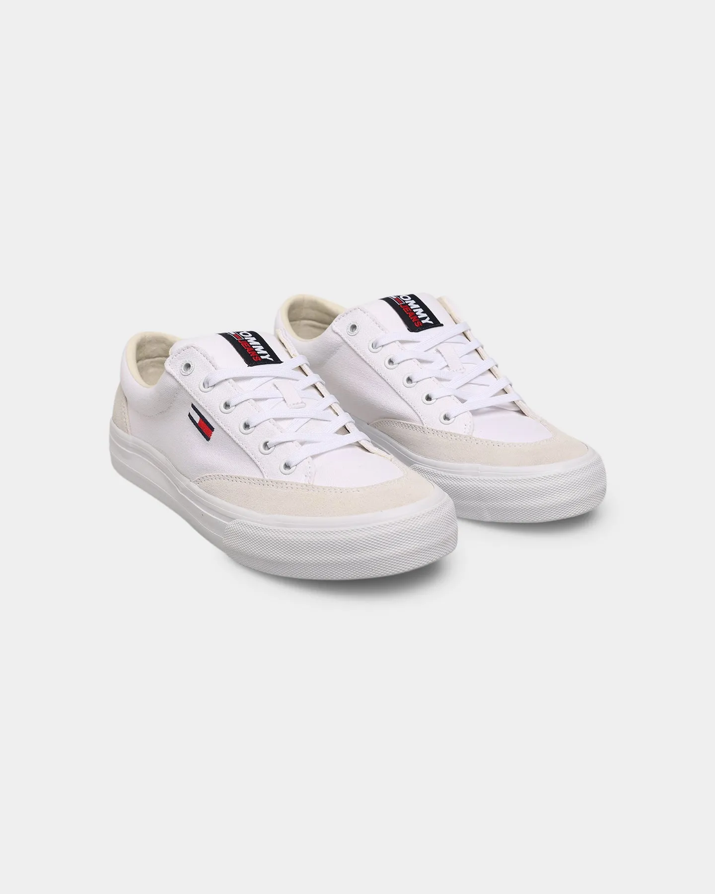Tommy Jeans Skate Core Vulcanised Sneaker White Month Strong Knitted Warm